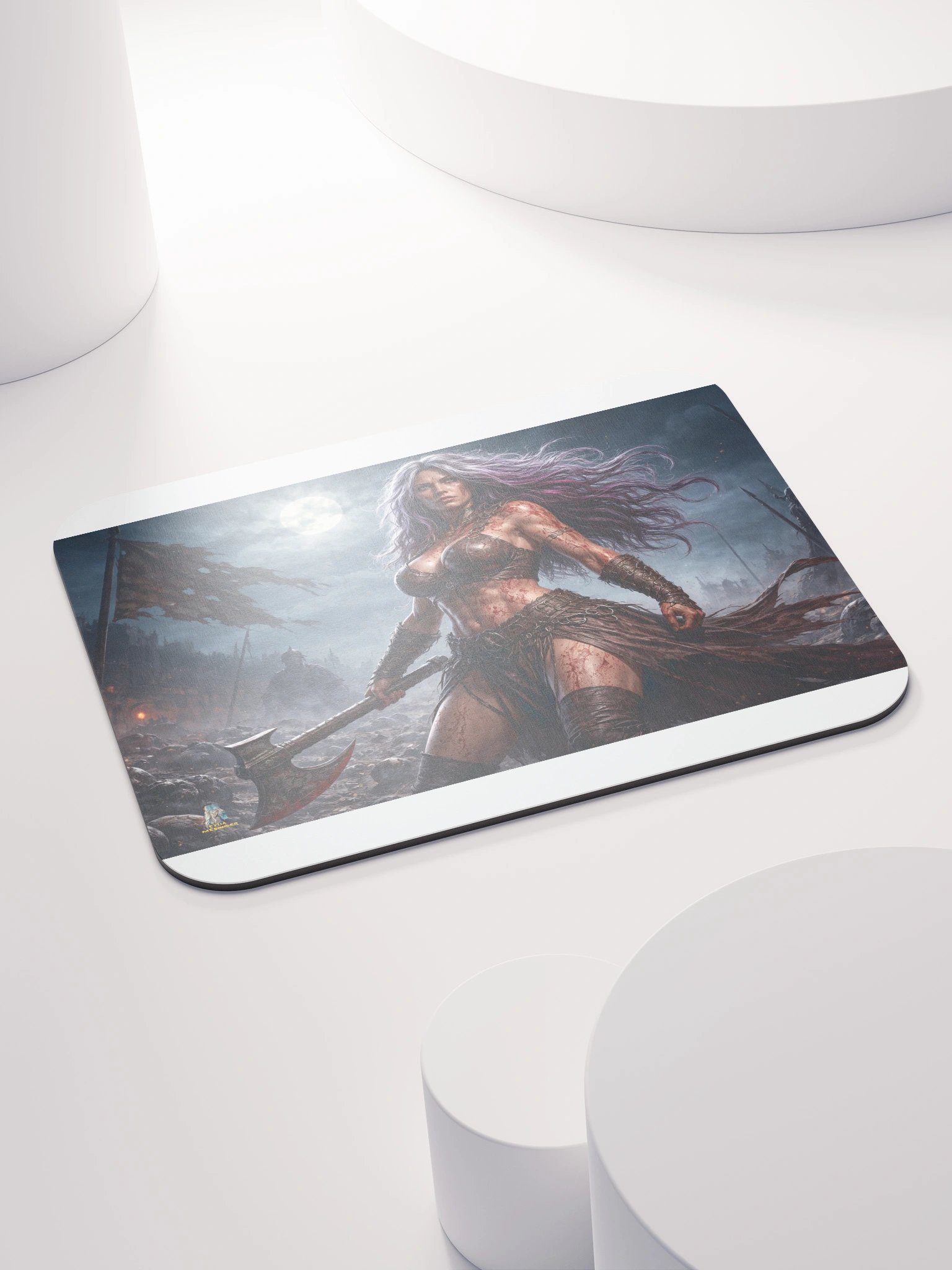Blood Moon Warrior mouse pad product image (4)