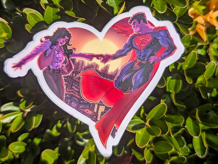 “Lois & Clark” | Superman Waterproof Vinyl Sticker product image (1)
