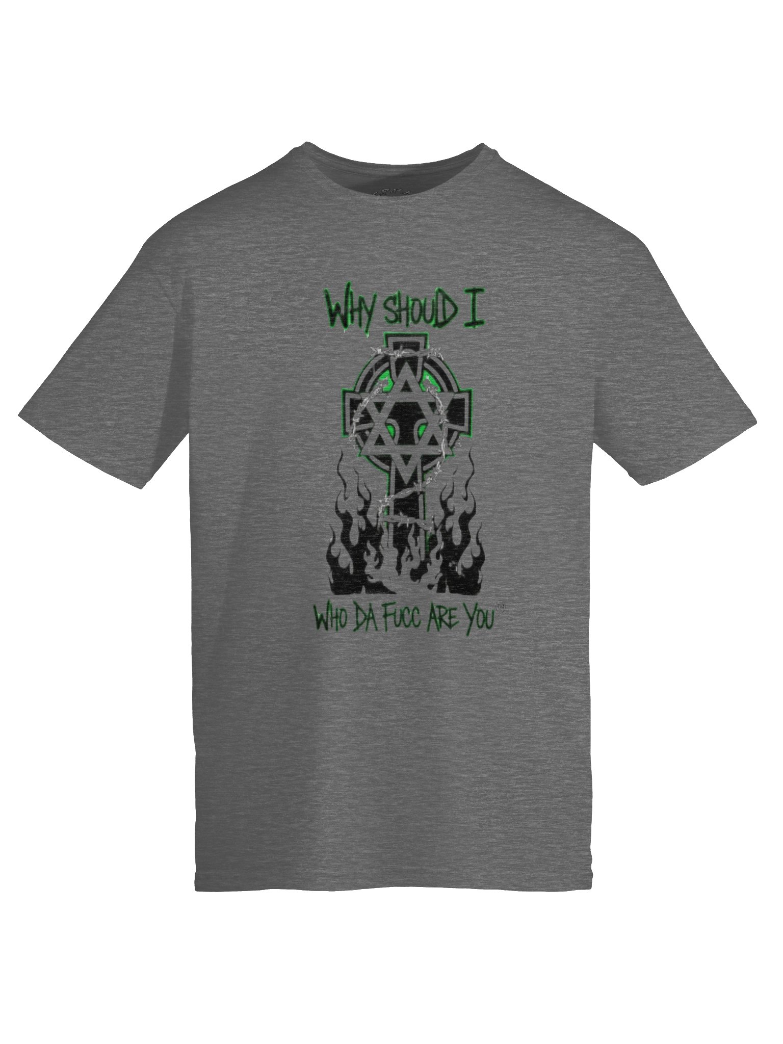 Why Should I. Who Da Fucc Are You. | RelaxFit Statement Tee product image (75)