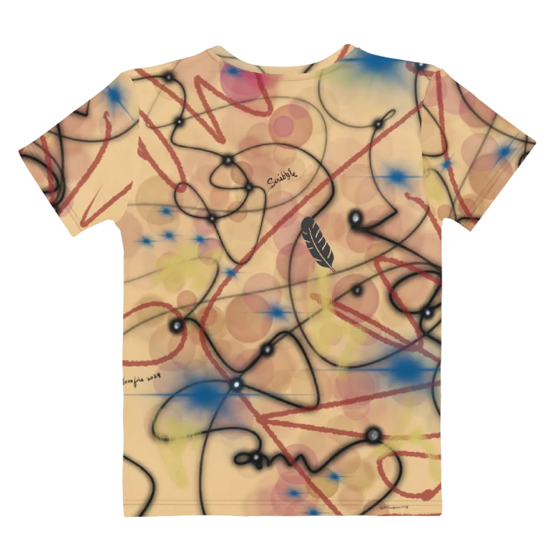 Women's Crew Neck Poly Tee 'Go Golden' product image (2)