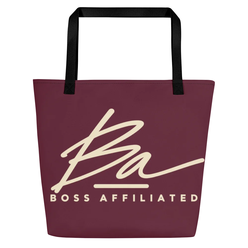 Boss Affiliated Signature Tote — Burgundy Boss product image (1)