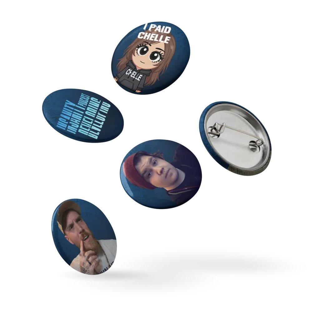 Insanity Developing Gang Button Pin Set product image (5)