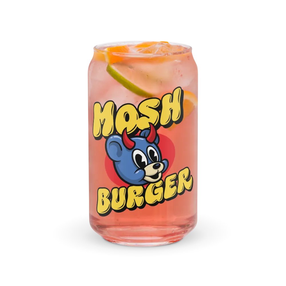 Mosh Burger- Can Shaped Glass product image (9)