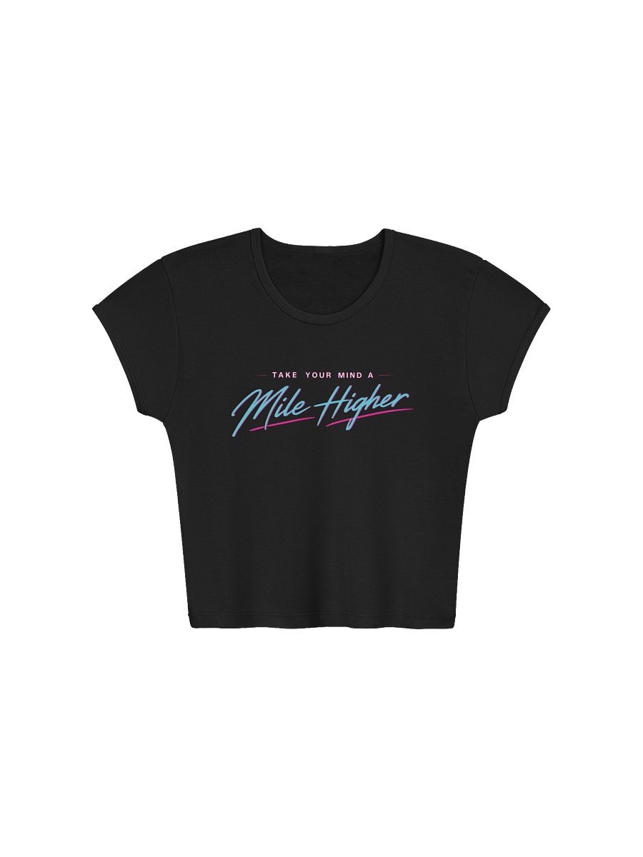 Mile Higher Ribbed Crop Tee product image (3)