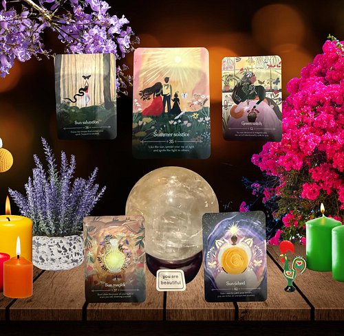 Happy Litha! I hope everyone is having a wonderful longest day in the Northern Hemisphere. #digitalaltar #lithablessings