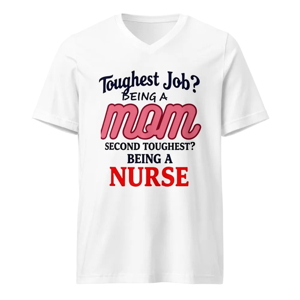 Mom & Nurse Tribute V-Neck Tee product image (1)