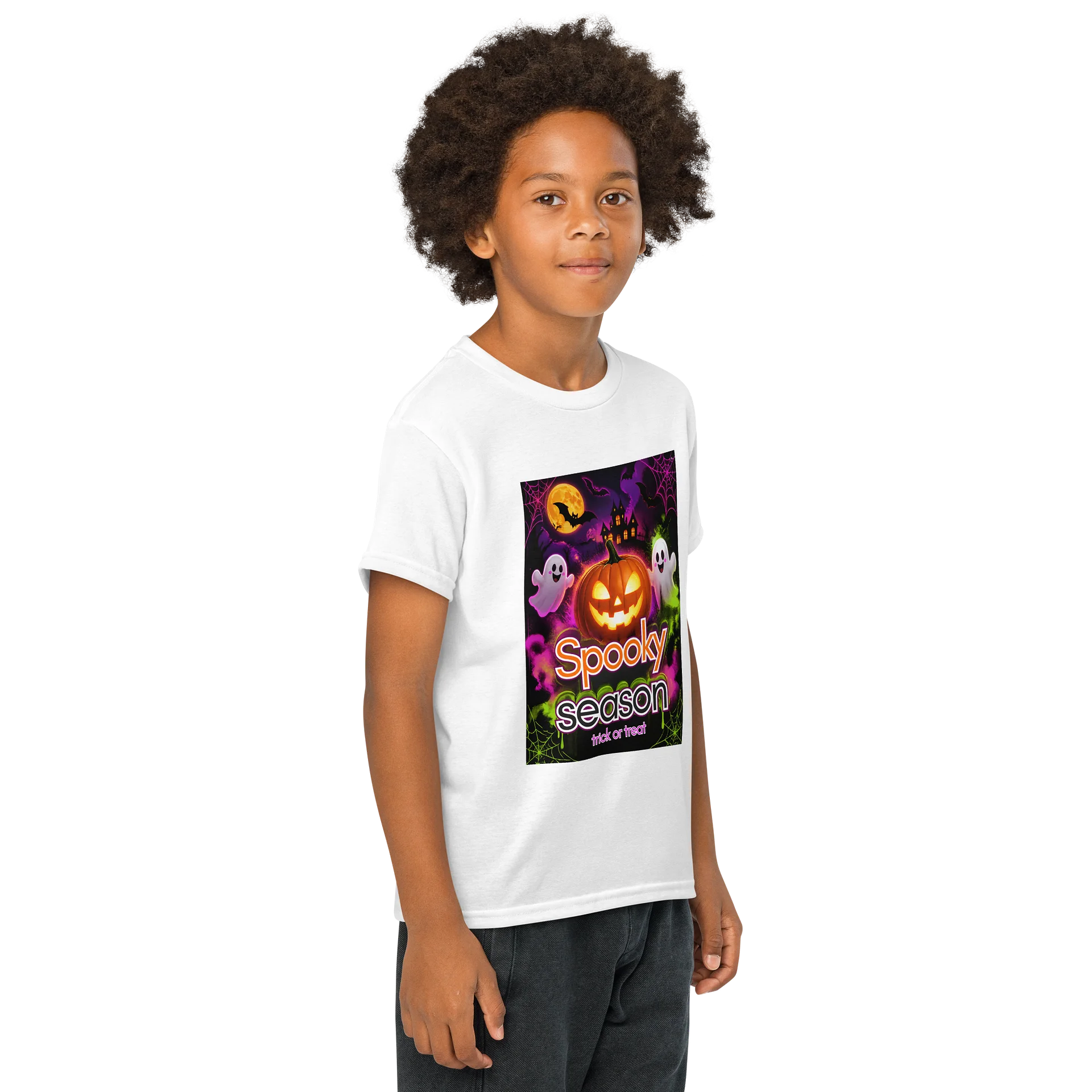 SPOOKY SEASON HALLOWEEN GRAPHIC TEE (YOUTH) product image (4)