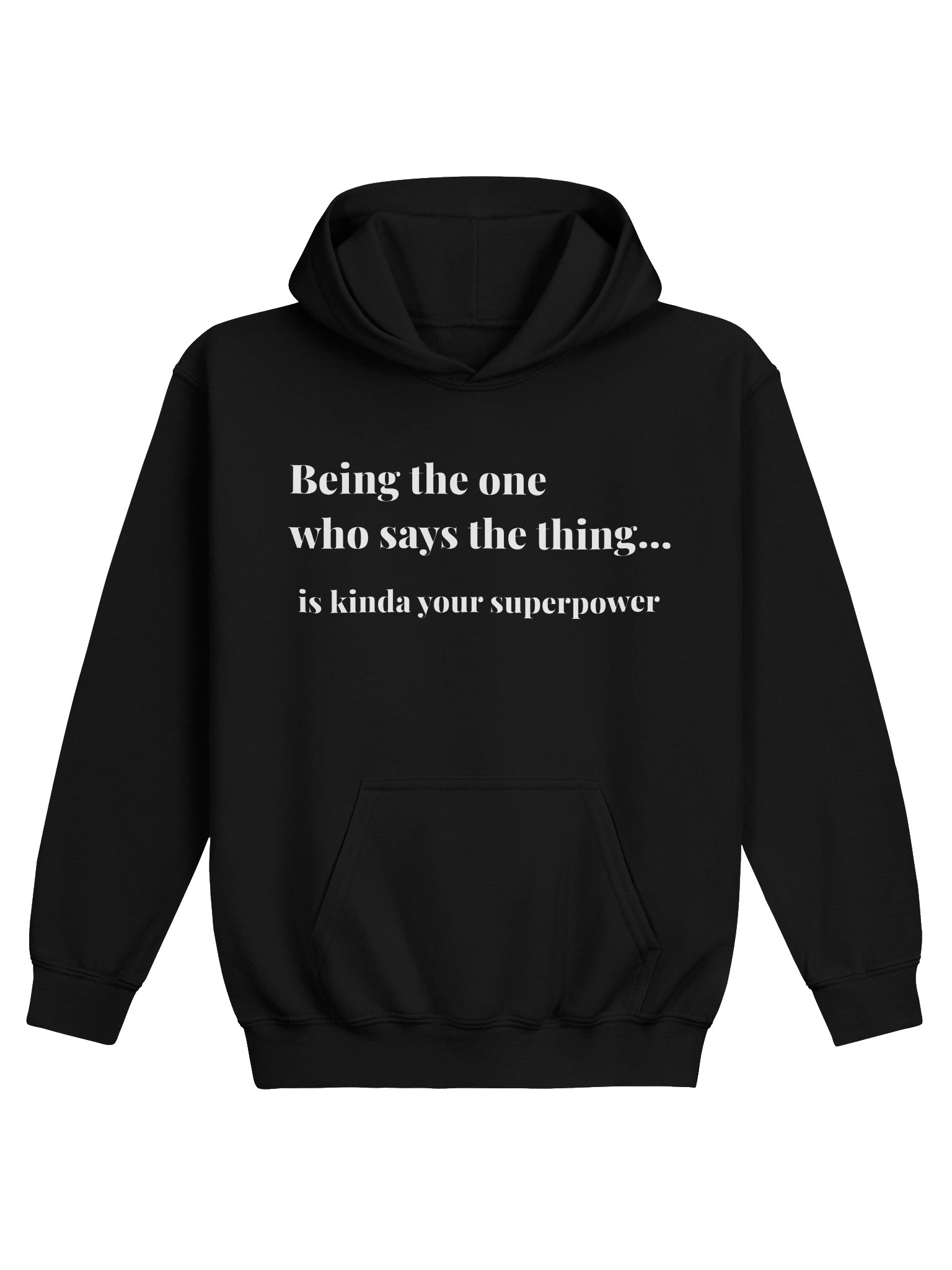 Say The Thing Youth Hoodie product image (1)
