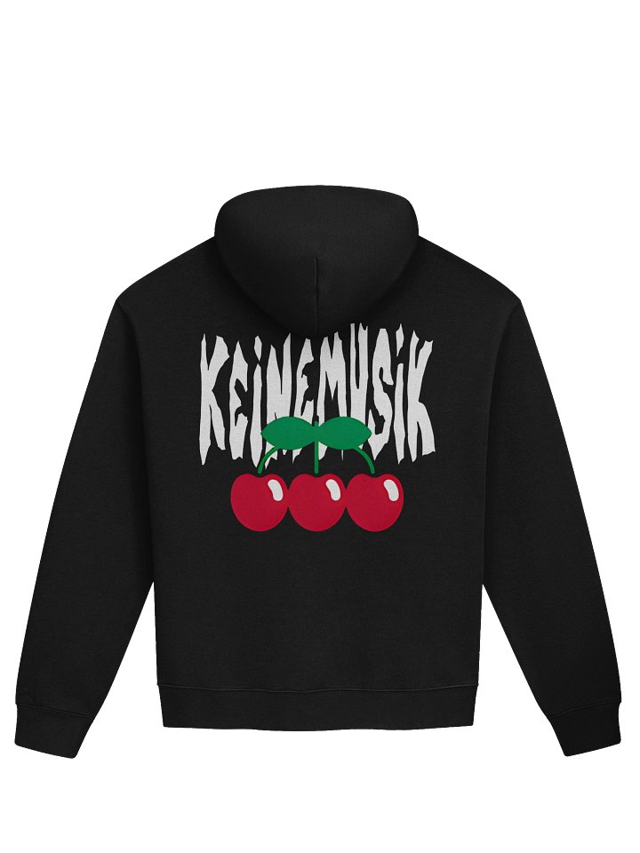 Keinemusik Cherry Logo Hoodie – Black Oversized Pullover | Keinemusik x Pacha Aesthetic | Afro House Festival Merch product image (1)