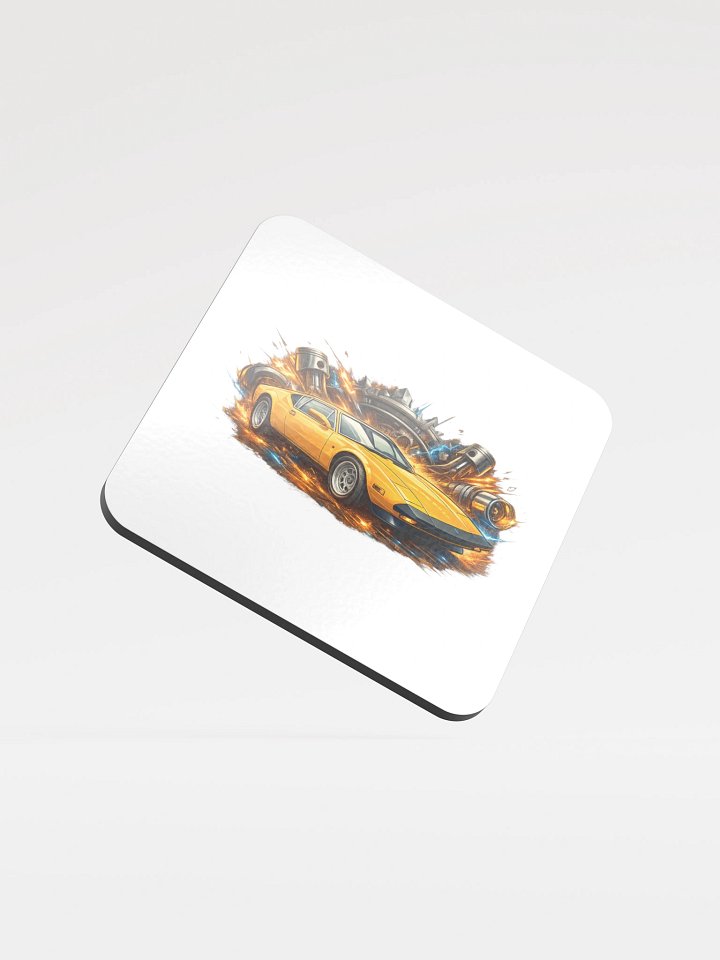 Dynamic 1974 Pantera Glossed Cork Coaster product image (1)