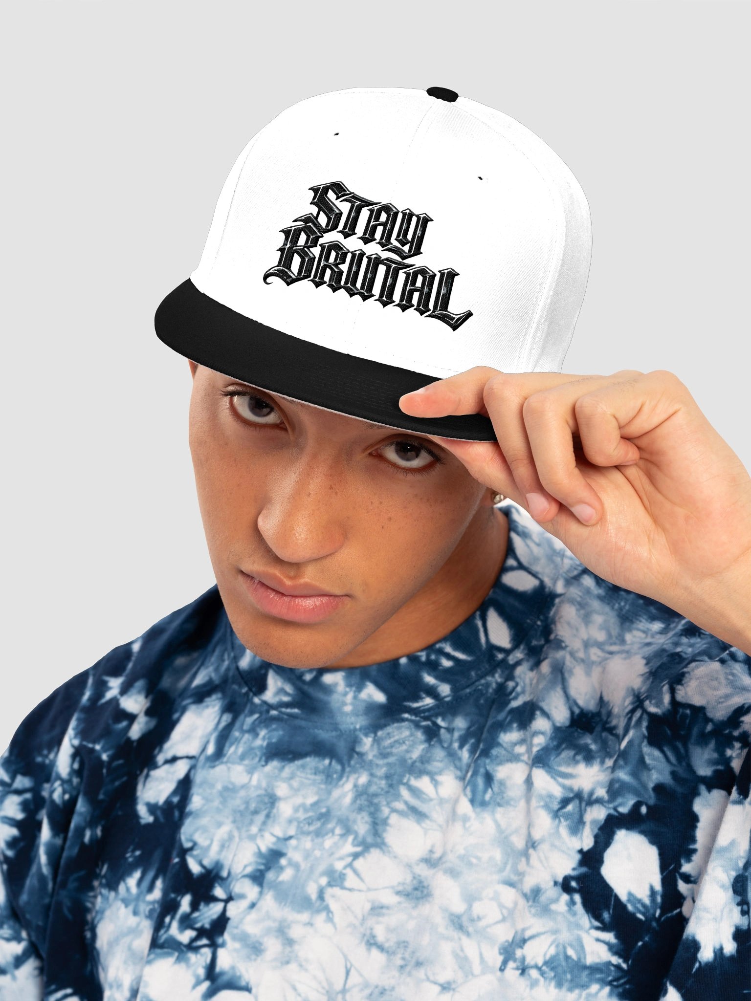 BWEAR SBFBH STAY BRUTAL FLAT BILL HAT SNAP BACK product image (51)