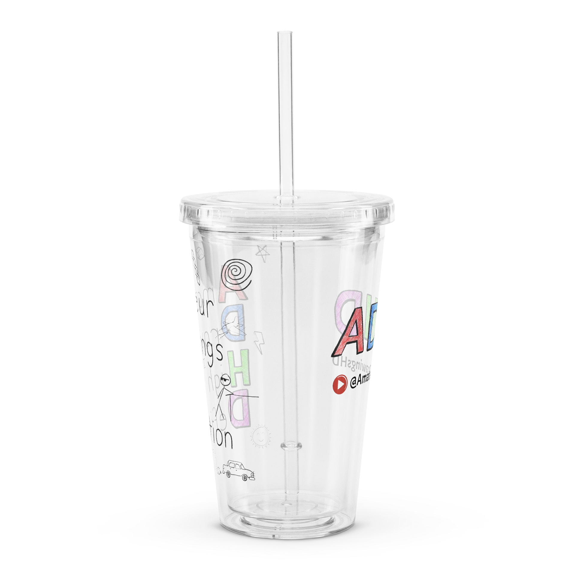 ADHD Clear Tumbler product image (5)