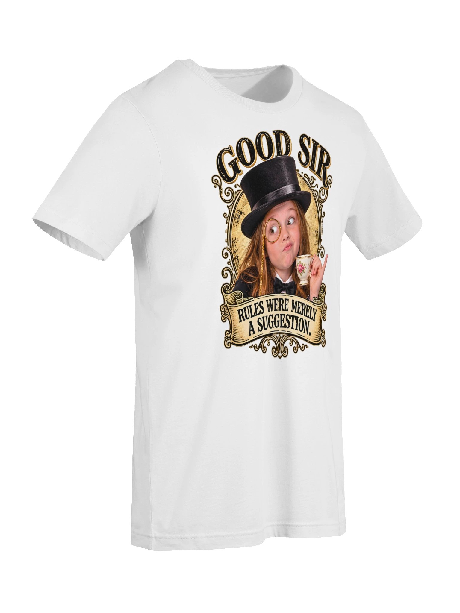 Good Sir Victorian Tea-Time Mischief T-Shirt product image (19)