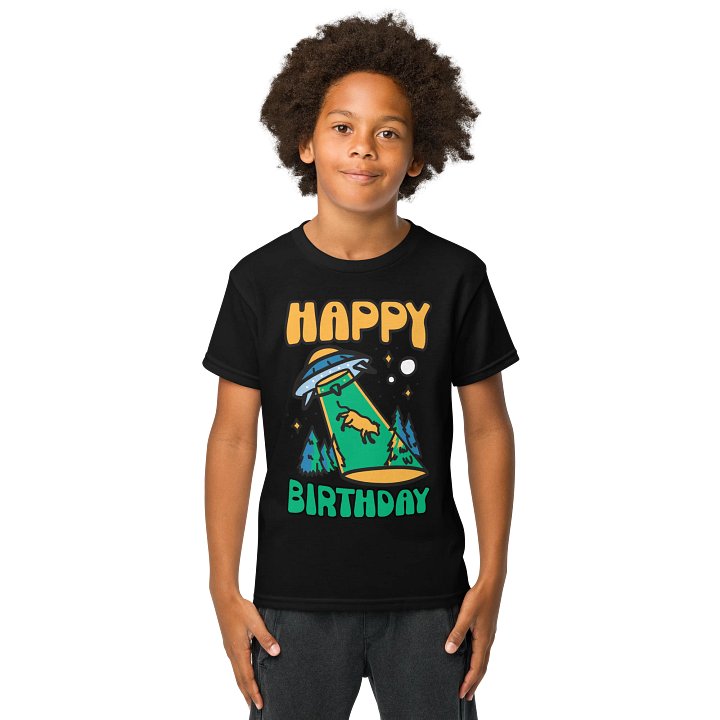 Happy Birthday (UFO Abduction) T-Shirt For Kids product image (1)