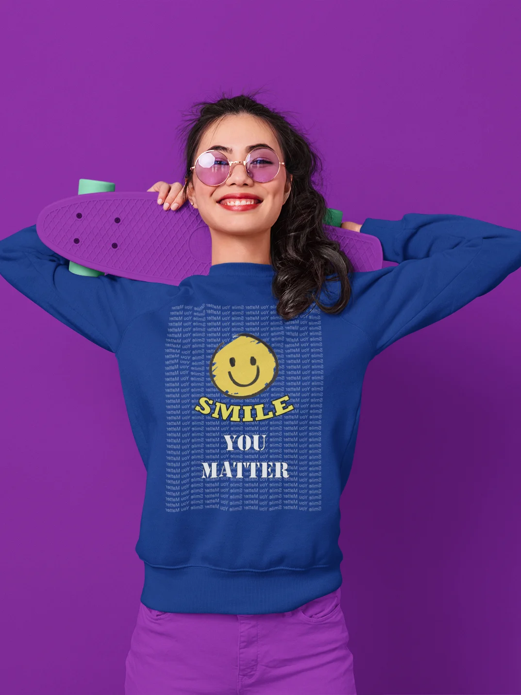 Smile You Matter - Positivity Sweatshirt product image (1)