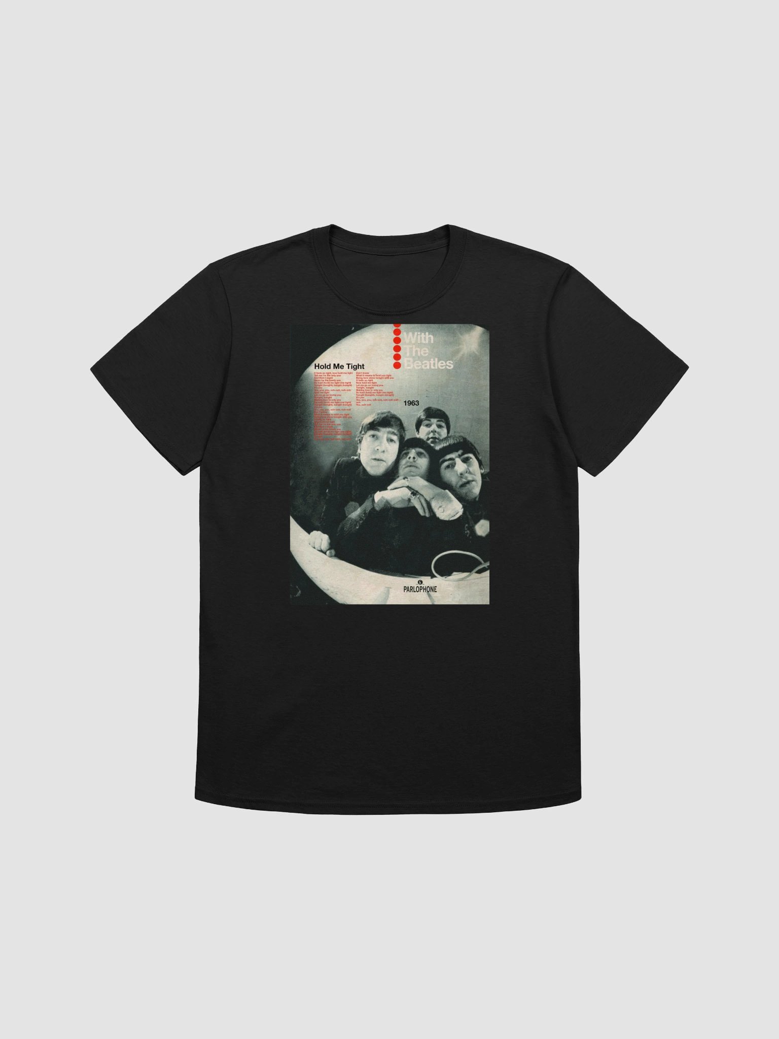The Beatles With The Beatles T-Shirt | 1963 Vintage Album Cover Graphic Tee | Classic Rock Shirt product image (1)