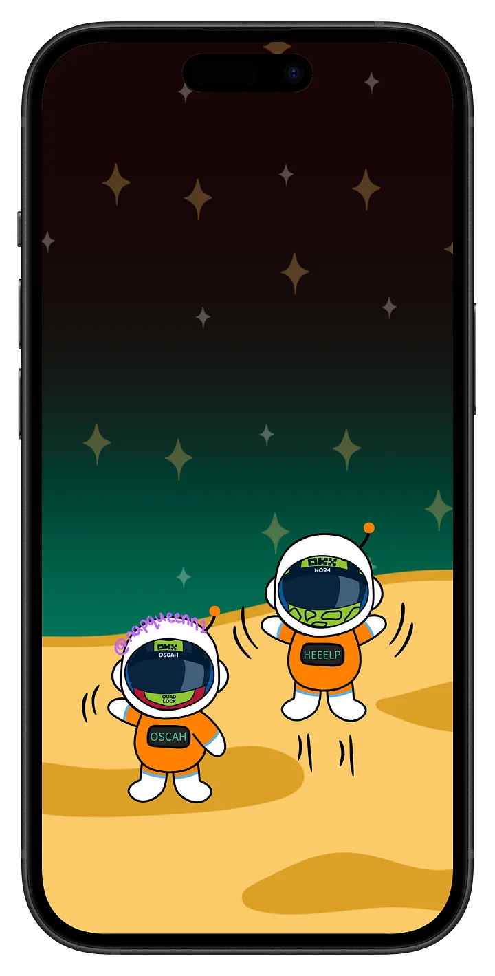 Landoscar in Space - Phone Wallpaper product image (2)
