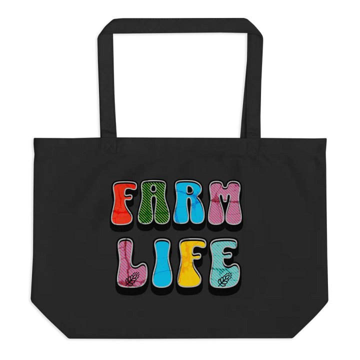 Farm Life Colorful Eco Tote product image (1)