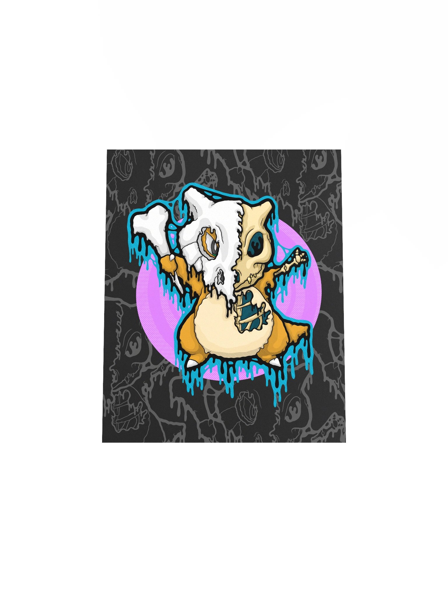 Drippy Bone Mask Skeleton Poster product image (13)