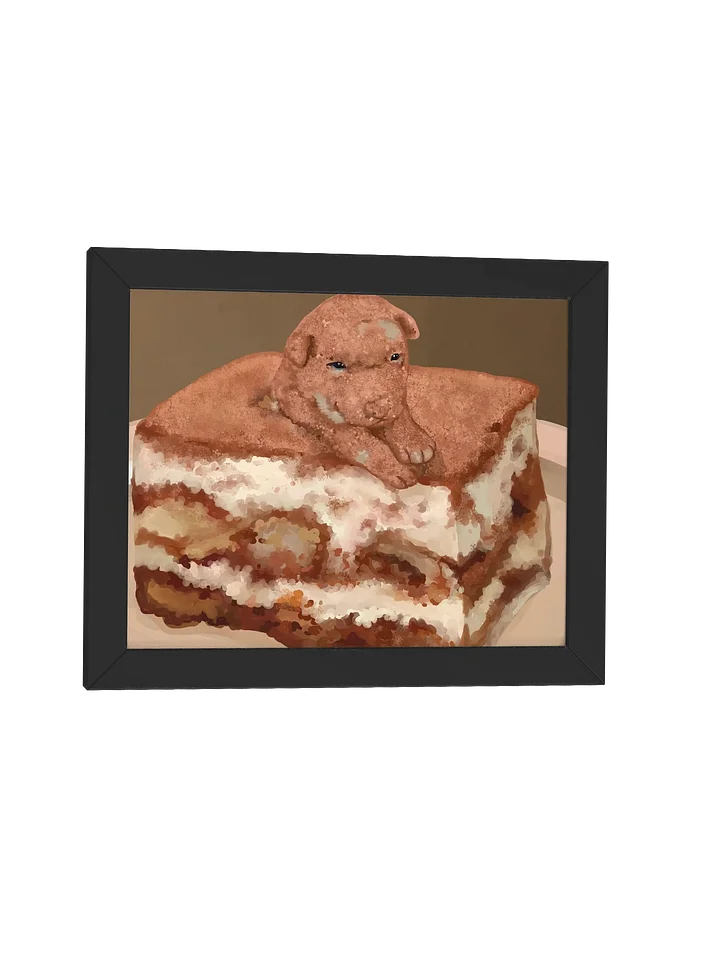 Tiramisu framed poster product image (1)