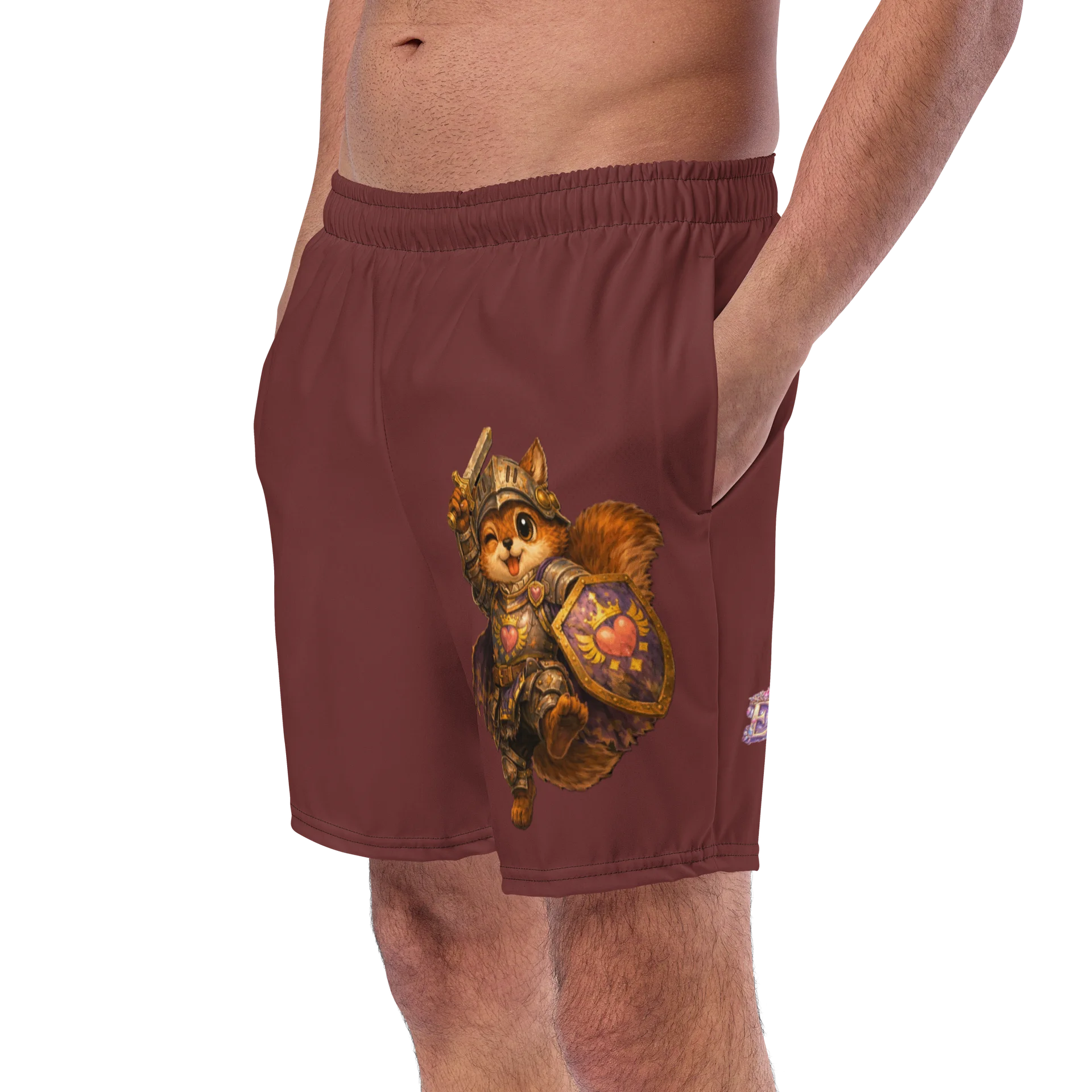 Kingdoms Guard All-Over Print Swim Trunks product image (2)