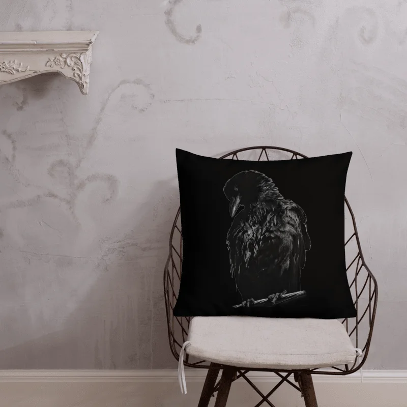 Black Crow II Pillow product image (2)