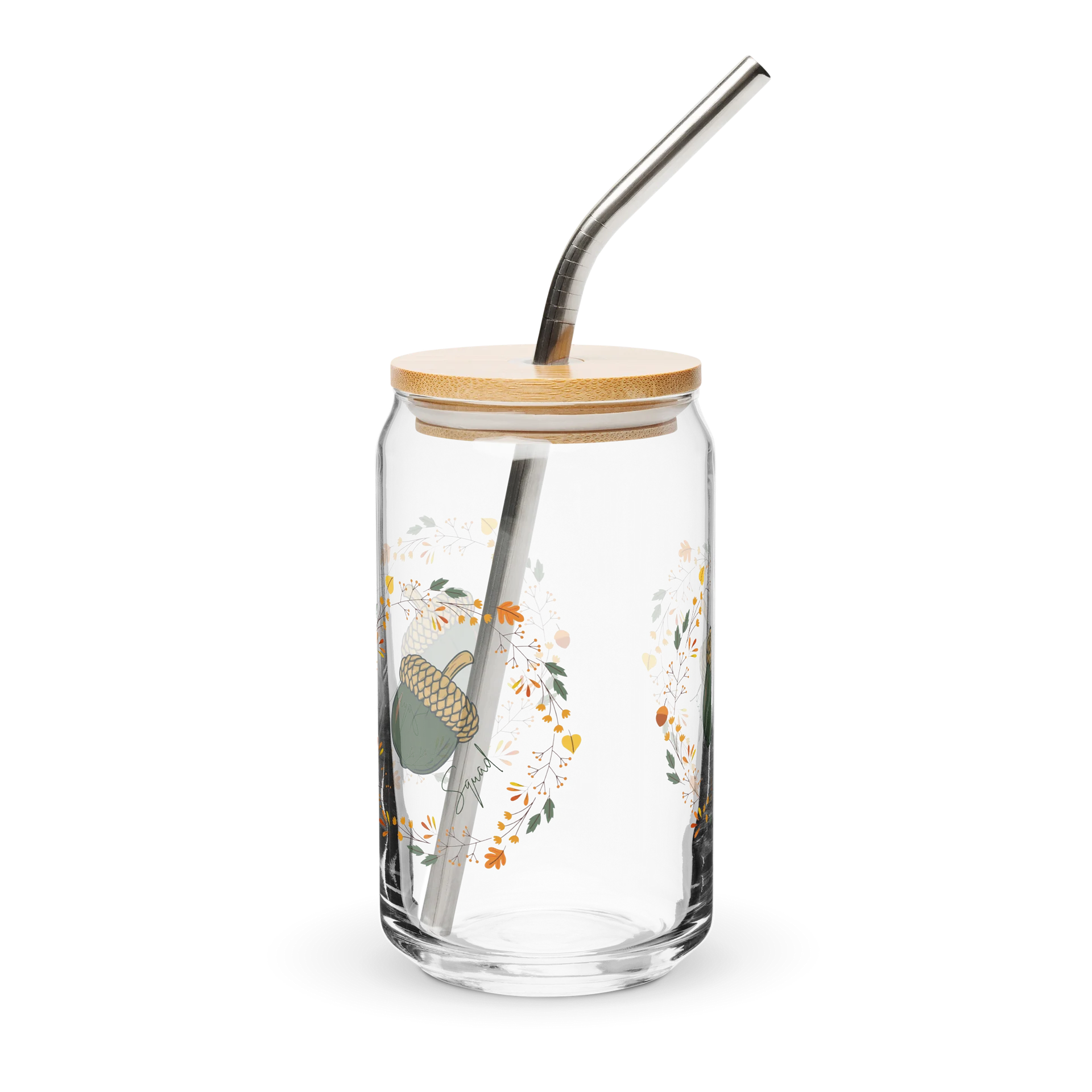 Squad Glass with Lid & Straw product image (4)