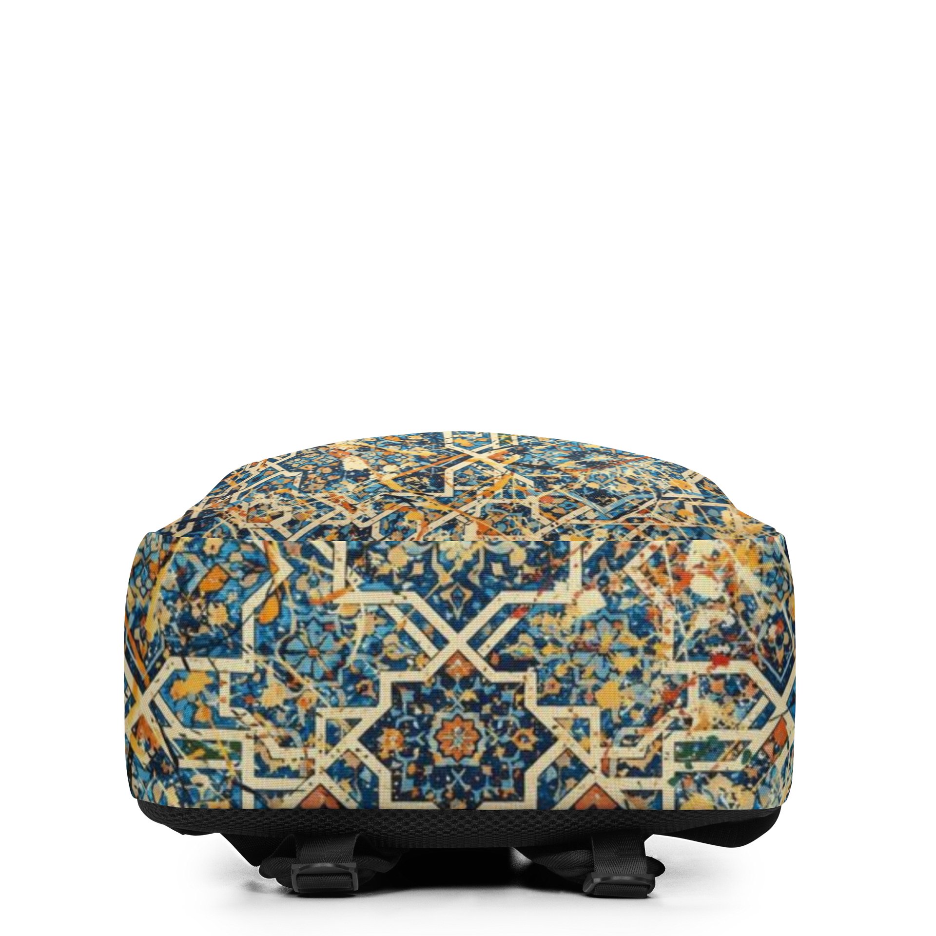 Geometric Floral Fusion Backpack product image (4)