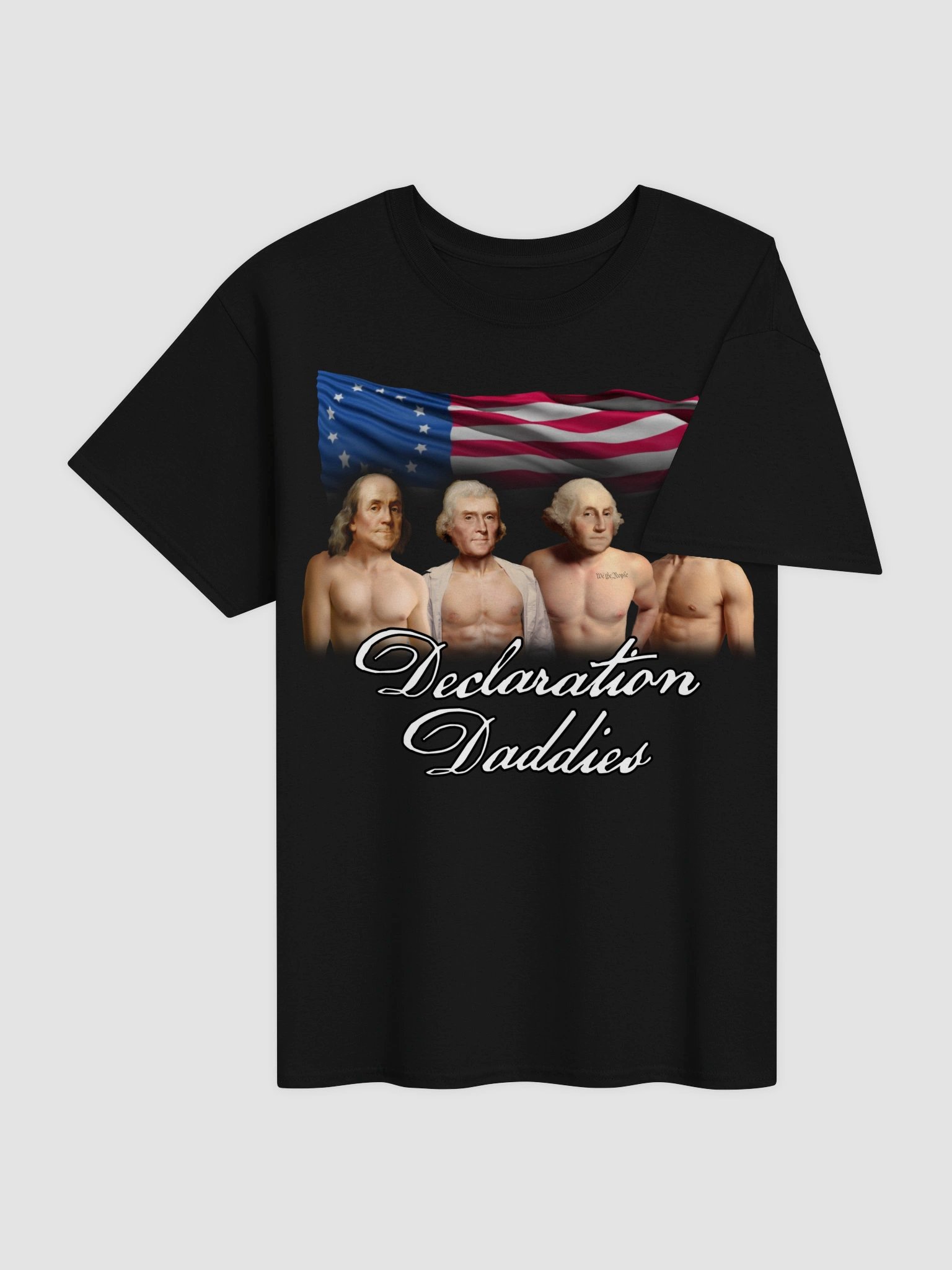 Declaration Daddies - Funny 4th of July Founding Fathers America 250 T-Shirt product image (4)