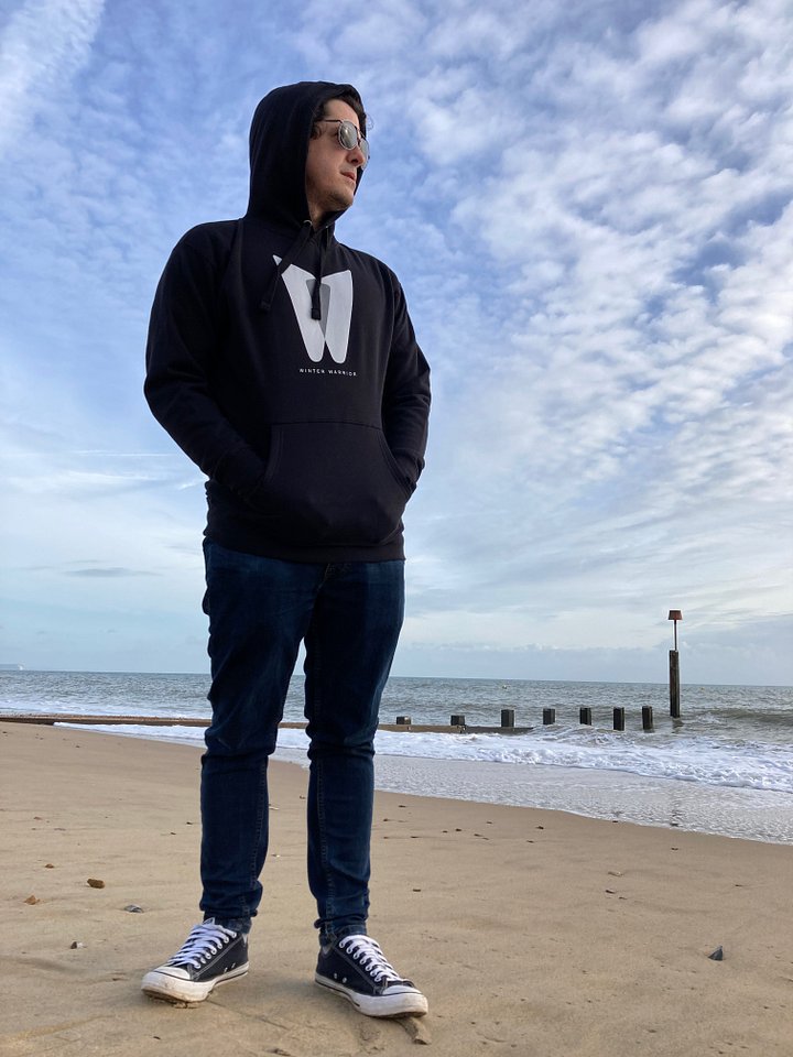 We Bodyboard Logo // Winter Warrior Hoodie product image (2)