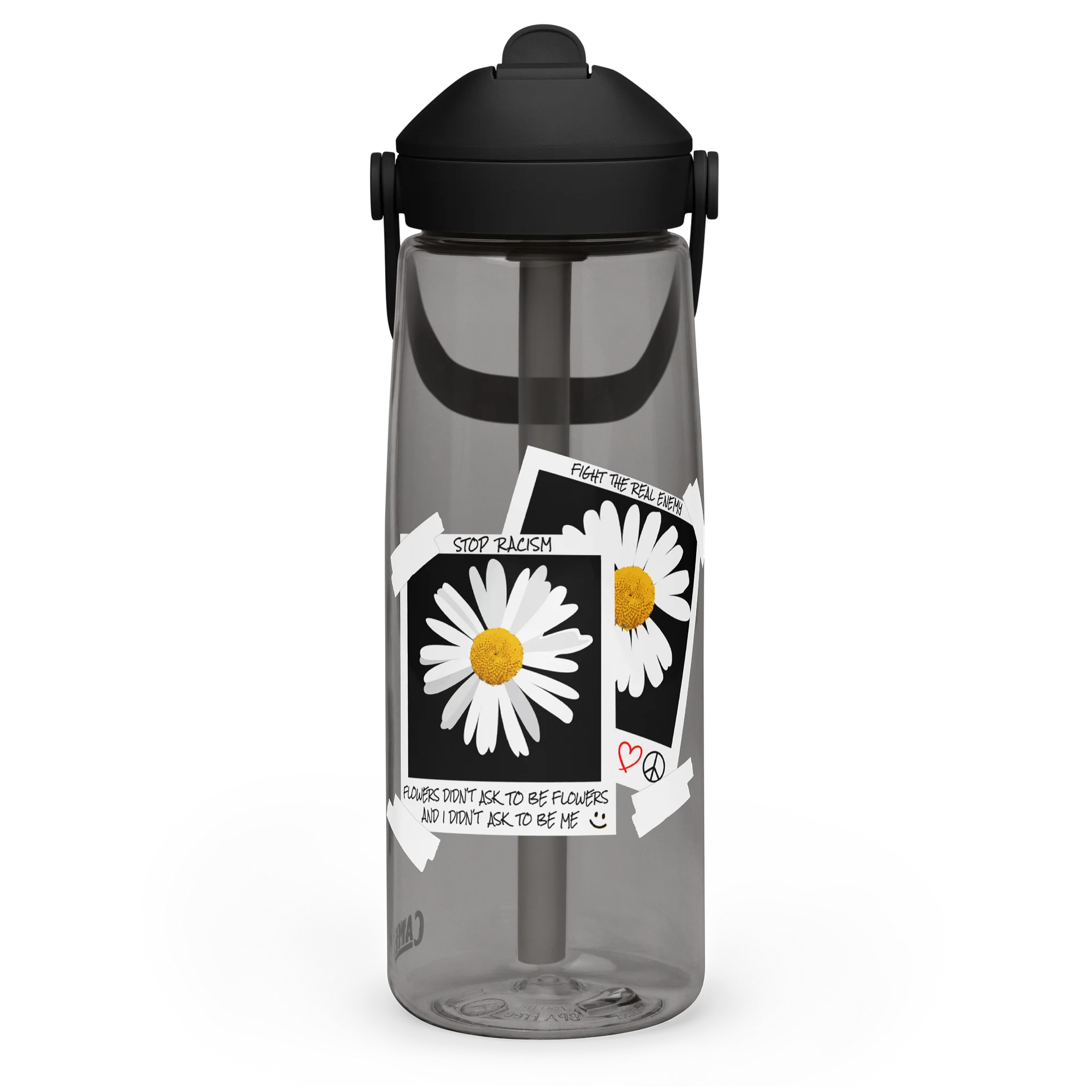 CBF - FLOWERS DIDN'T ASK SPORT WATER BOTTLE product image (1)