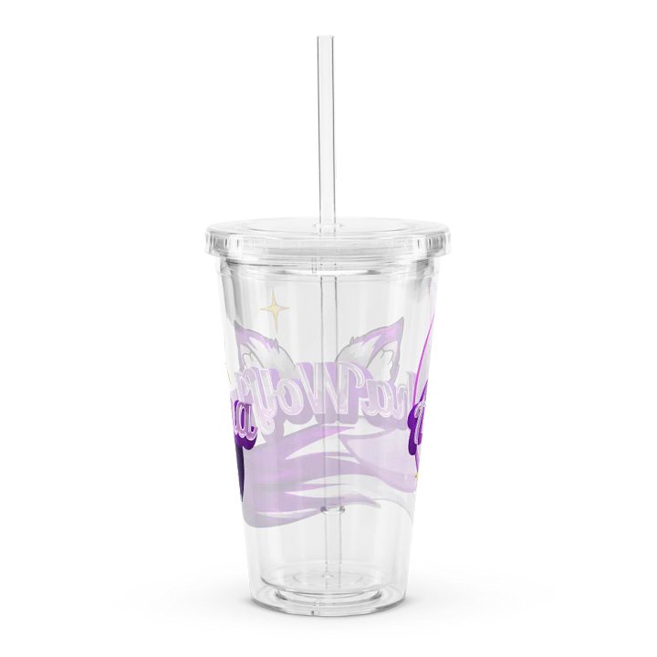 Alpha_Wolf_Luna Logo Plastic Tumbler product image (2)