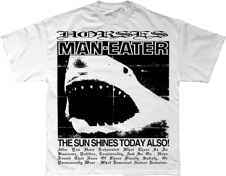 Shark Shirt (White) product image (1)