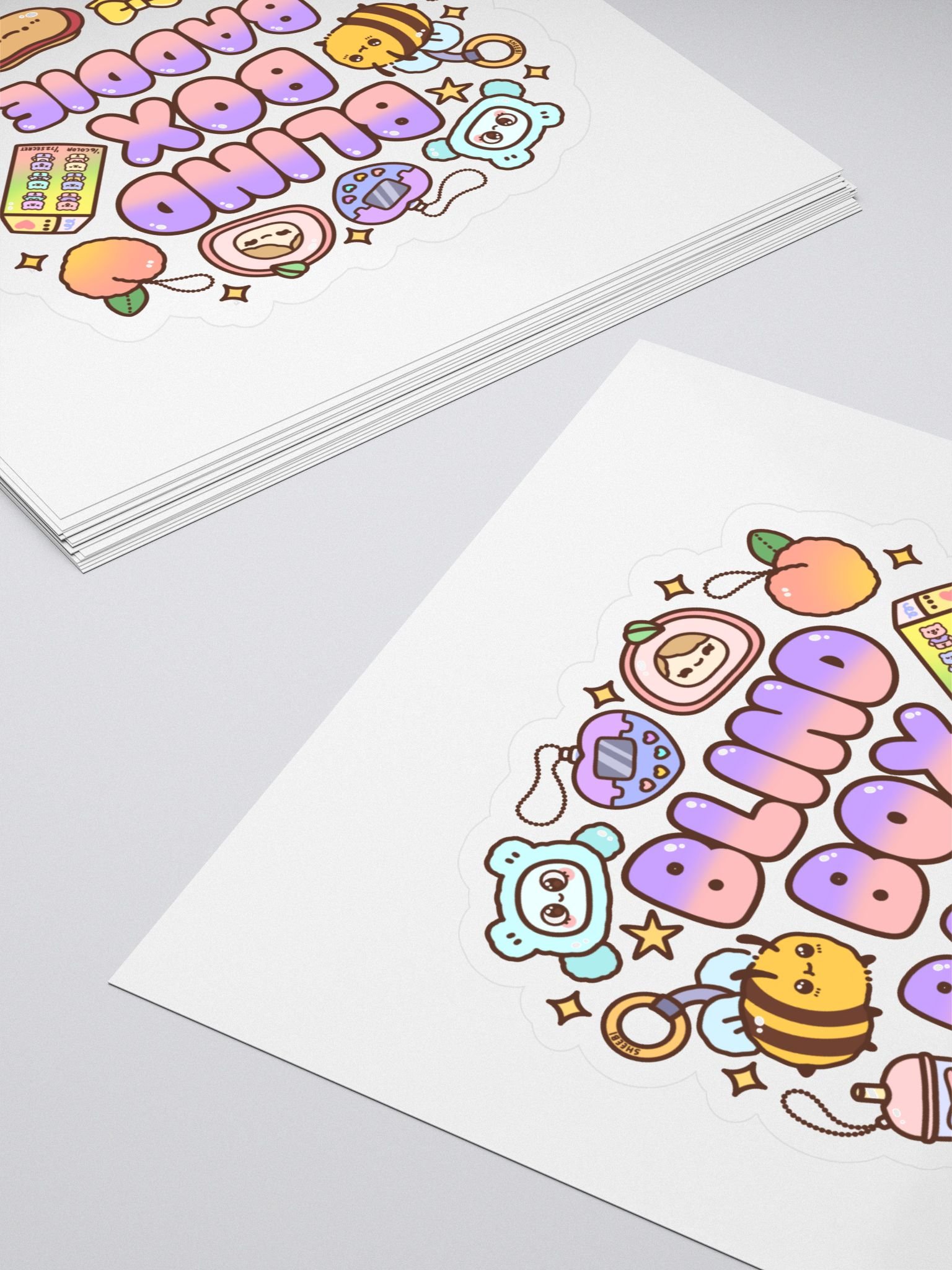 blind box baddie // sticker product image (4)