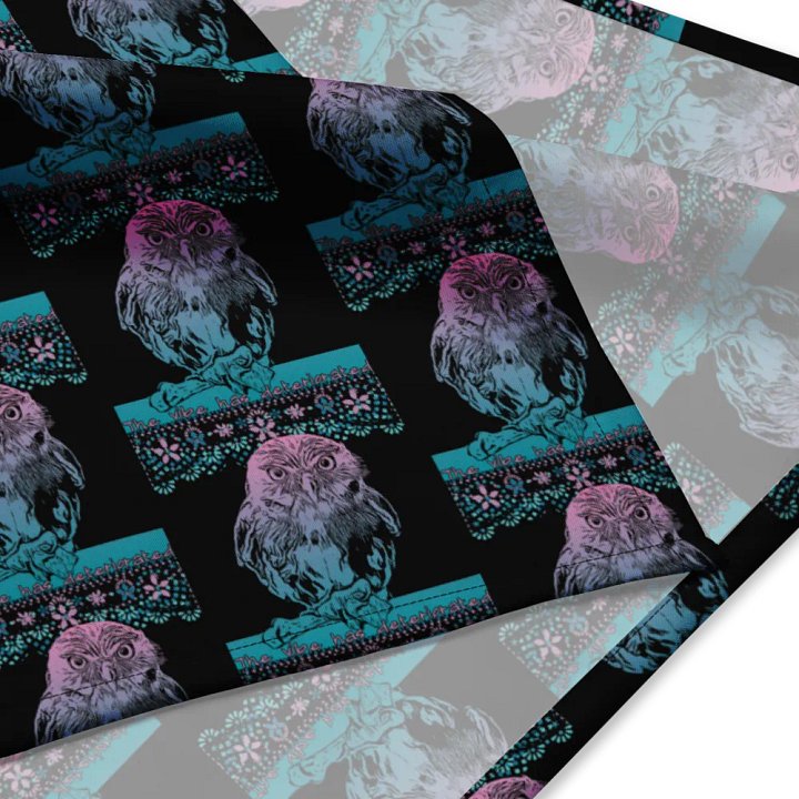 KC, The Vibe (owl), Black Bandanna product image (4)