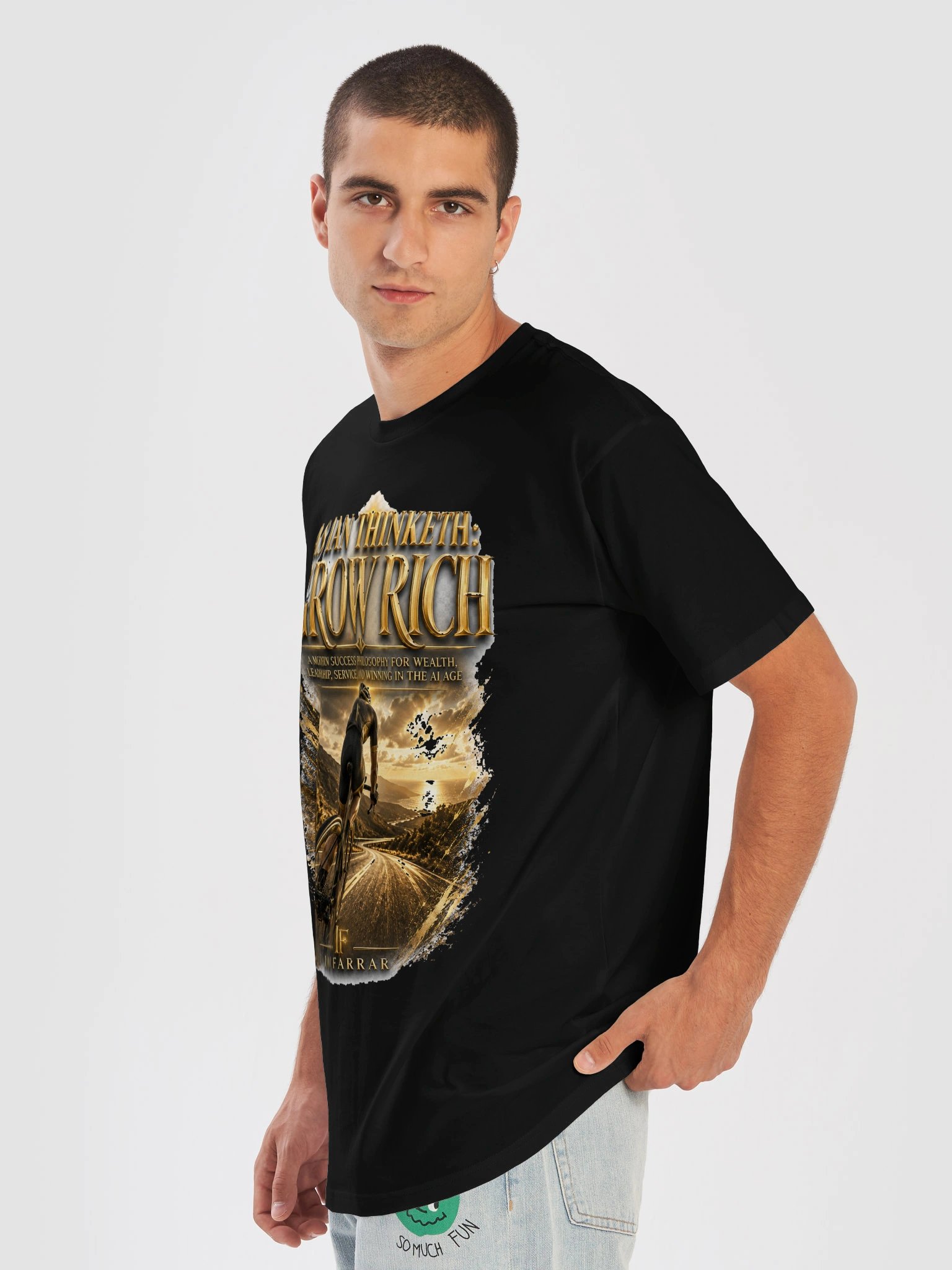 As Ian Thinketh: Grow Rich — Scan to Win Tee product image (7)