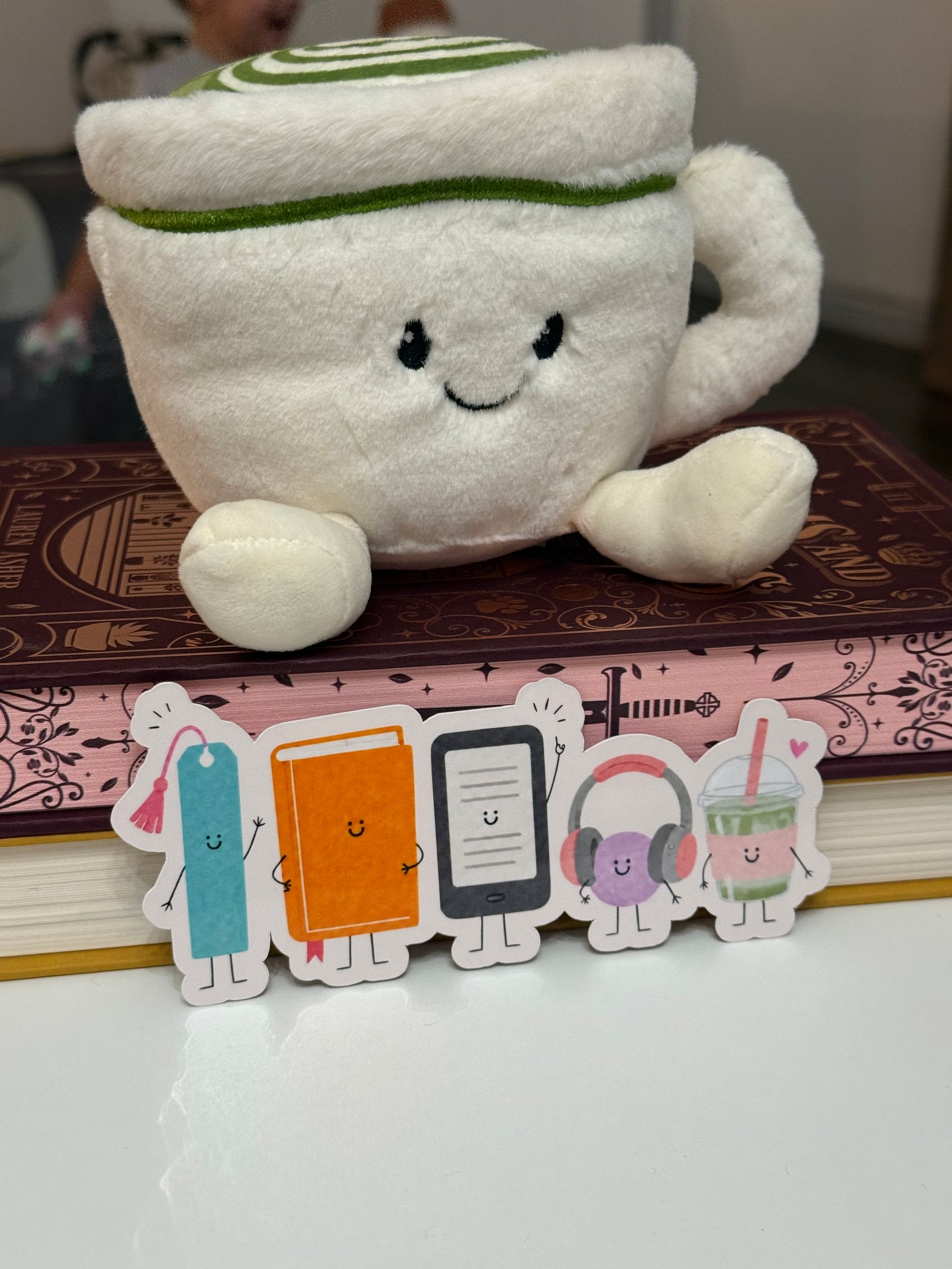 Bookish Buddies Bookmark -- Matcha Version product image (7)