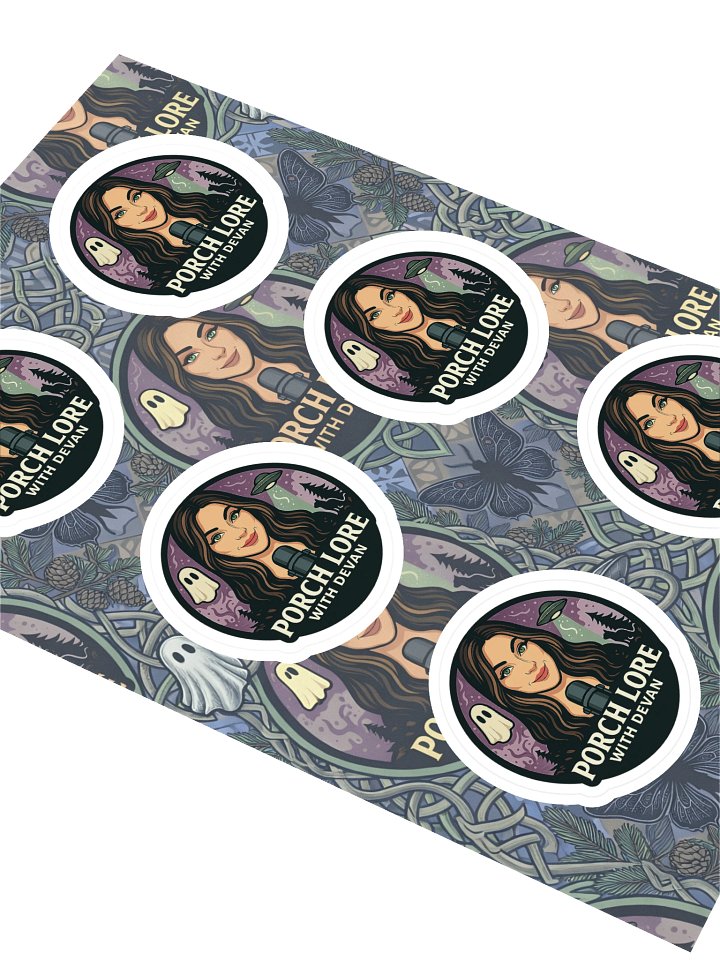 PORCH LORE DEVAN STICKER SHEET product image (2)
