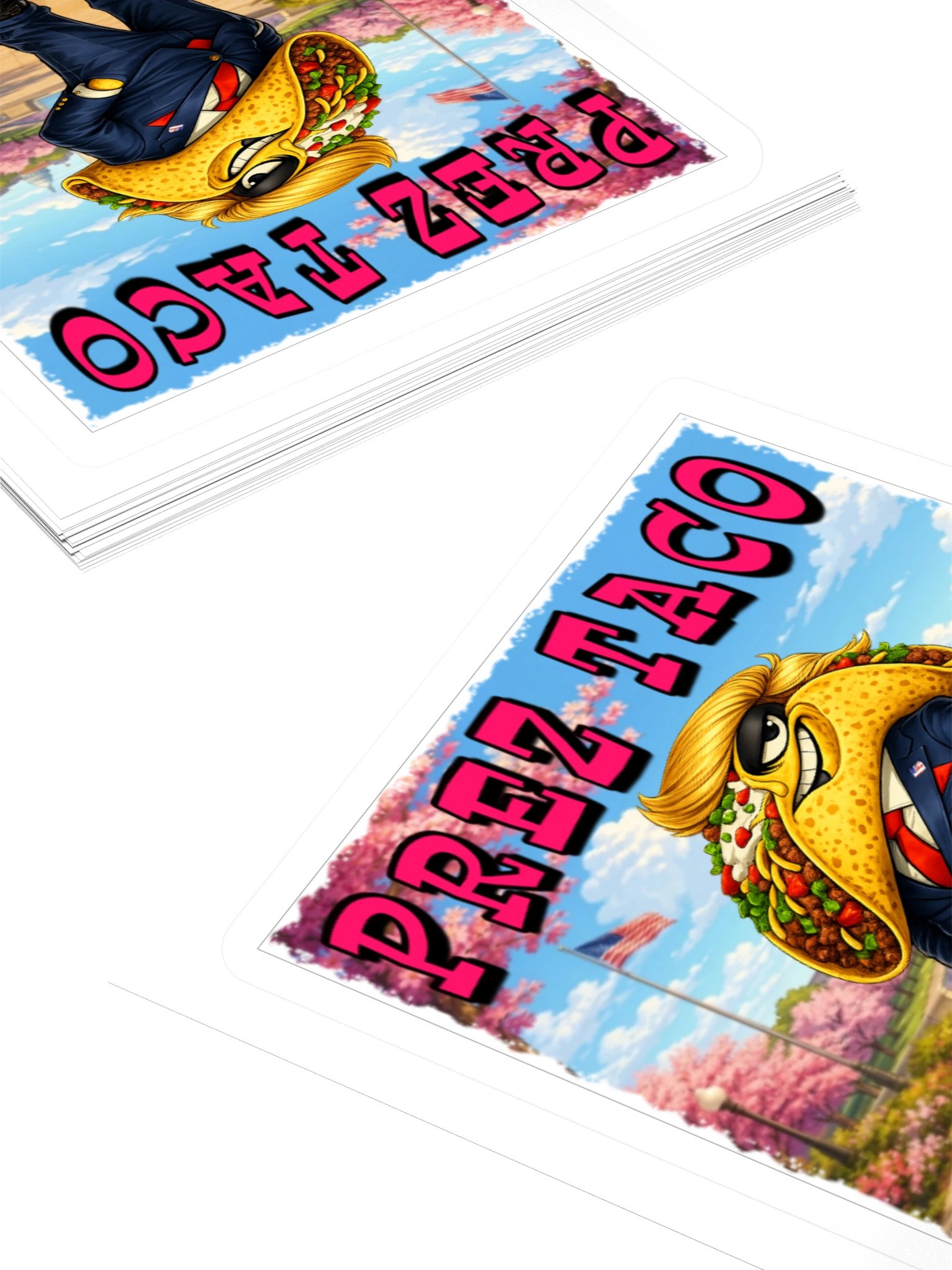 PREZ TACO Political Satire Sticker The Taco Family product image (10)