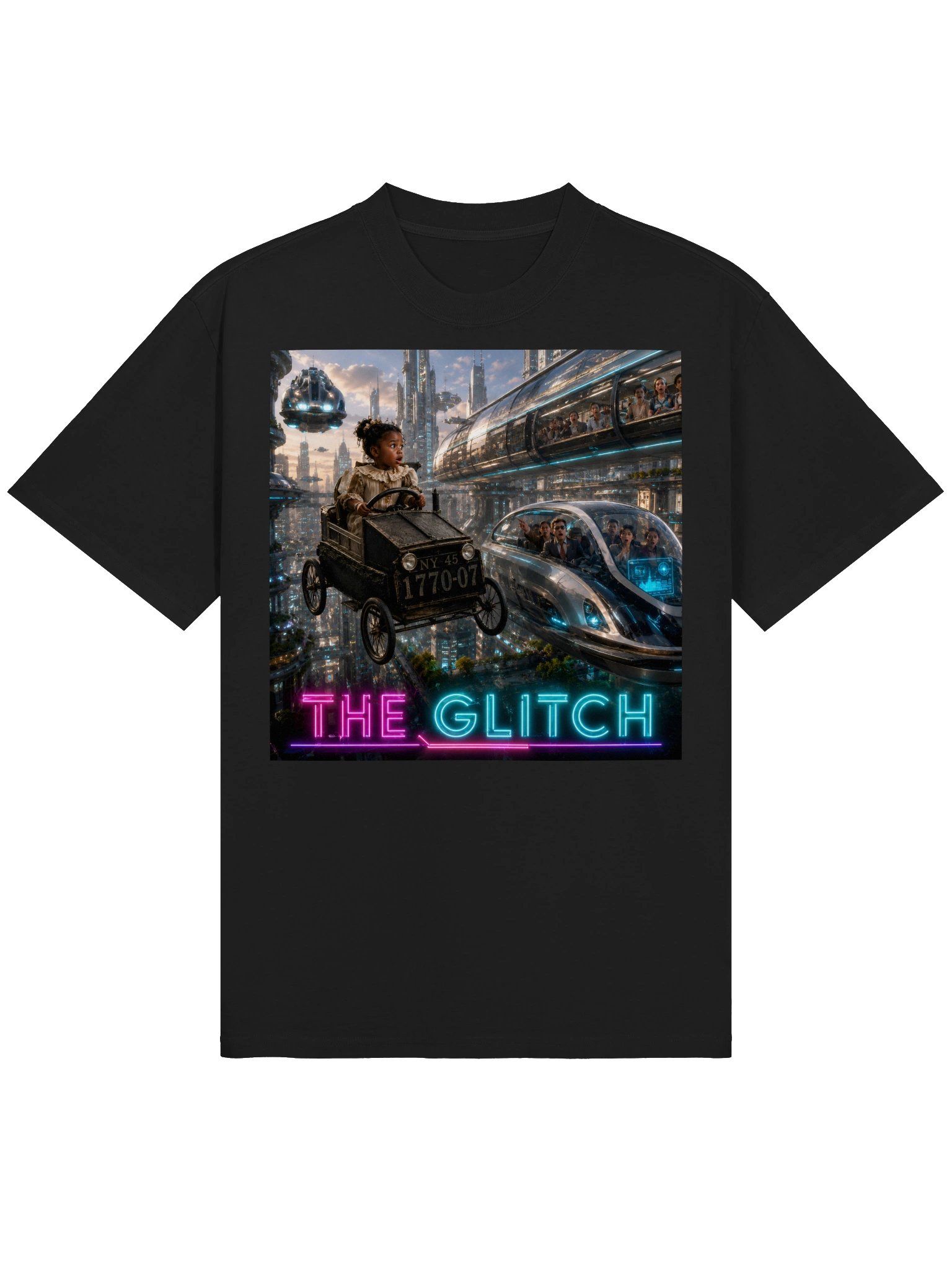 The Glitch Sci Fi T Shirt | Funny Time Travel Shirt | Gamer Book Lover Gift product image (2)