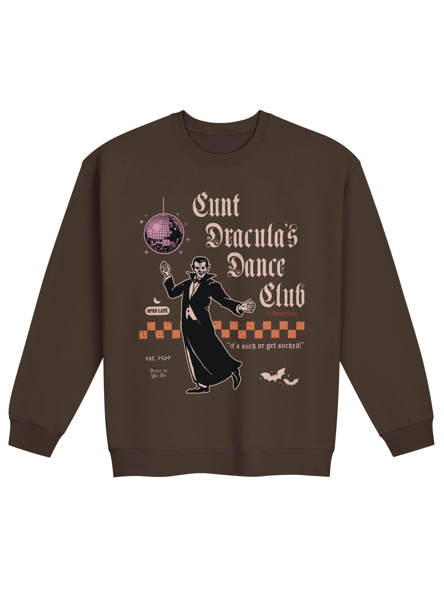 cunt dracula's dance club printed crewneck product image (2)