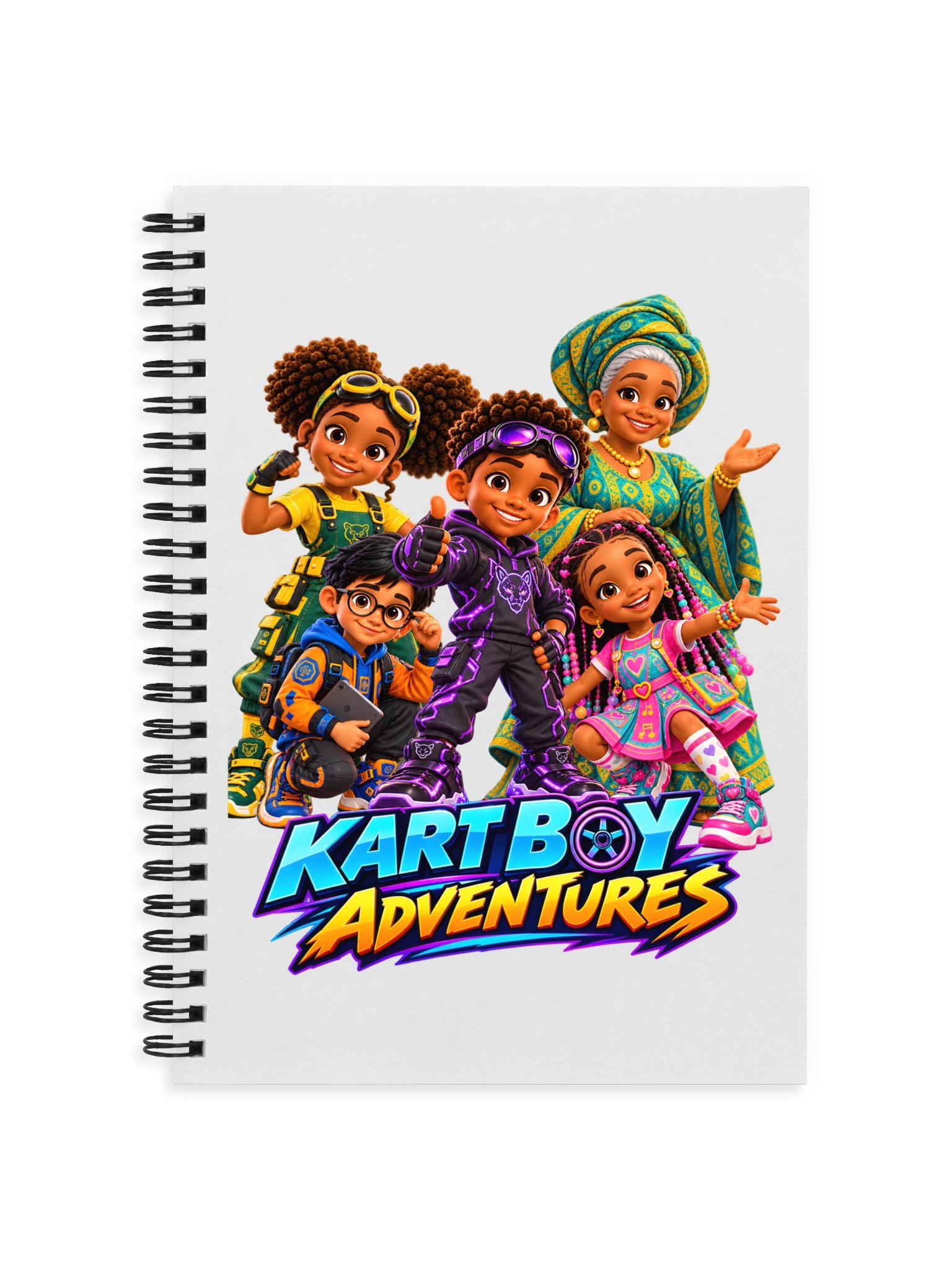 Kartboy Adventures Graph Notebook product image (1)