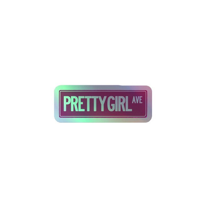Pretty Girl - Holo Sticker product image (1)