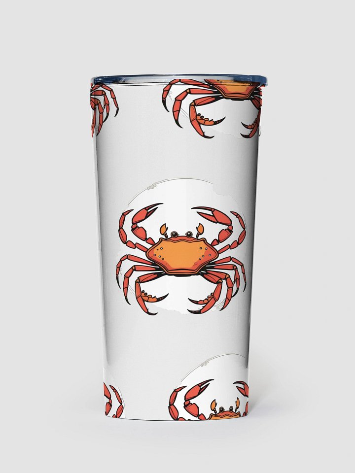 Playful Crab 20oz Stainless Steel Tumbler product image (1)