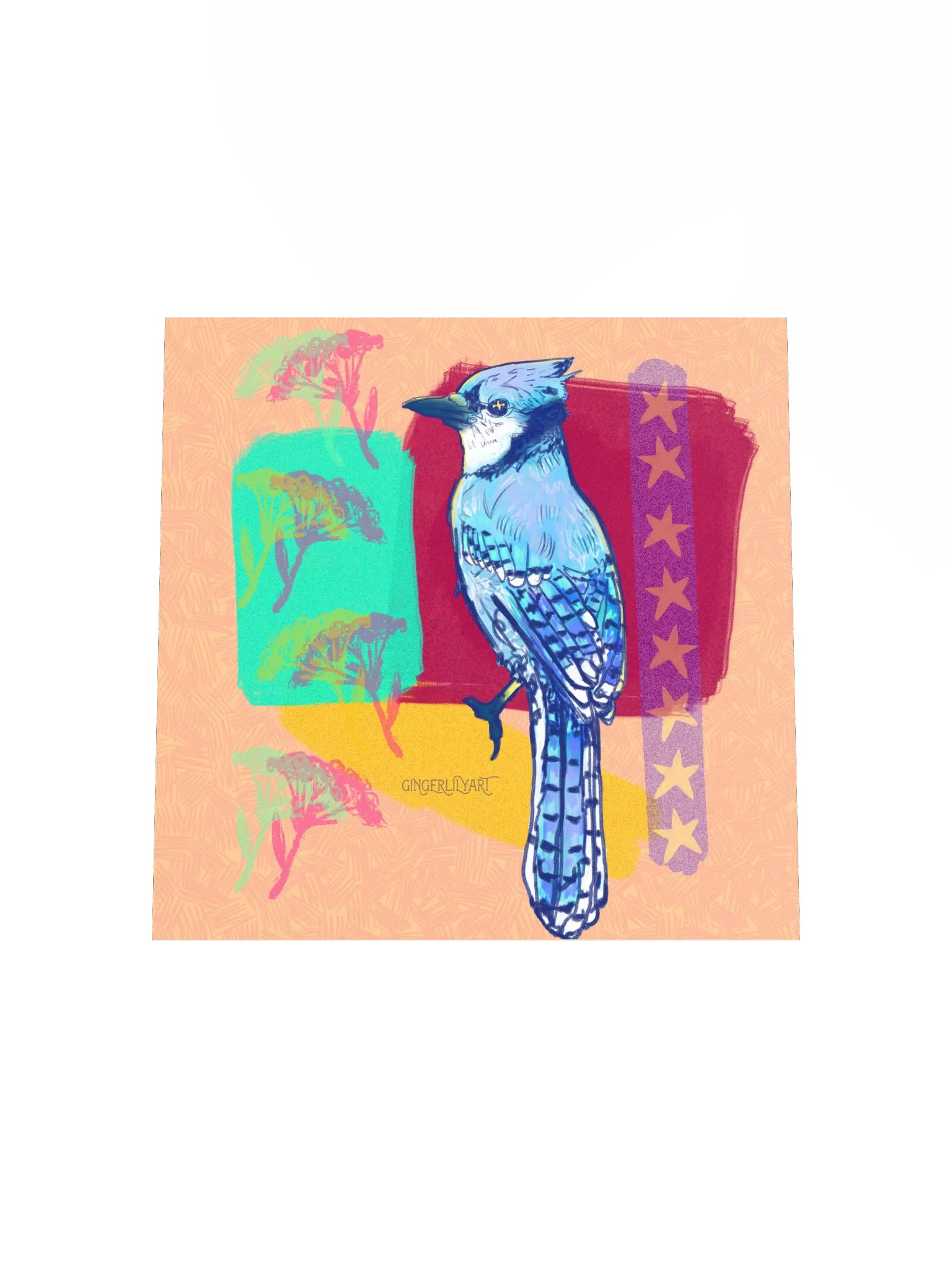 blue jay print product image (15)