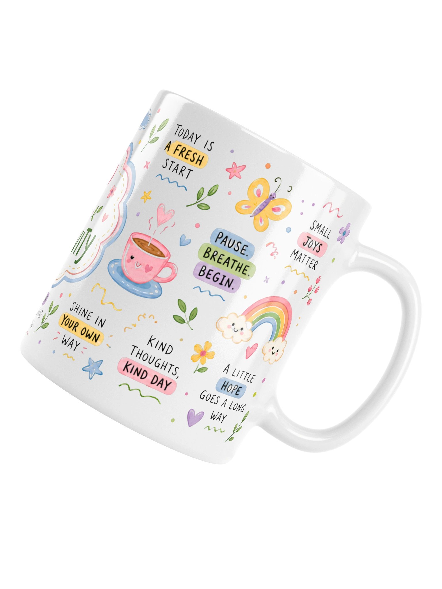 Sip of Positivity Mug – Morning Mindset Affirmation Coffee Cup, Positive Thinking Gift, Daily Motivation Mug product image (12)
