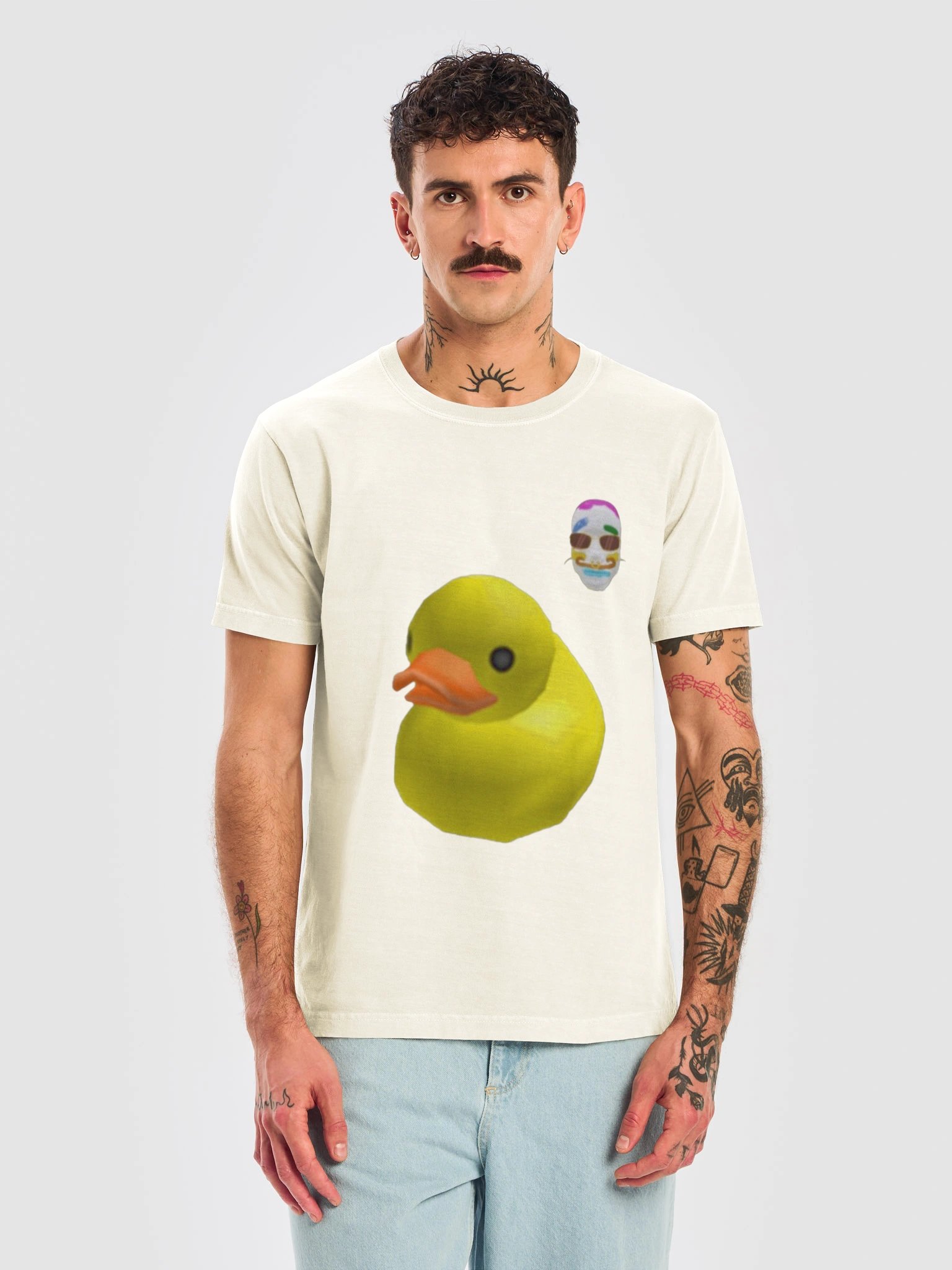 DaniëlStinktWel - Wit Roblox IRL Shirt product image (4)