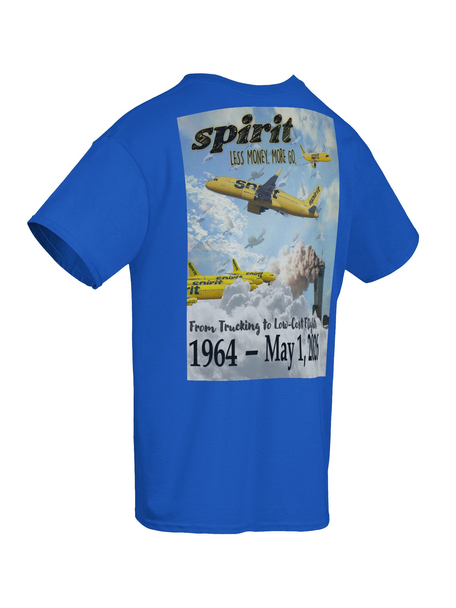 NEVER FORGET SPIRIT AIRLINES 🙏🏾🕊️✨ — T-SHIRT (DARK + FULL) product image (46)