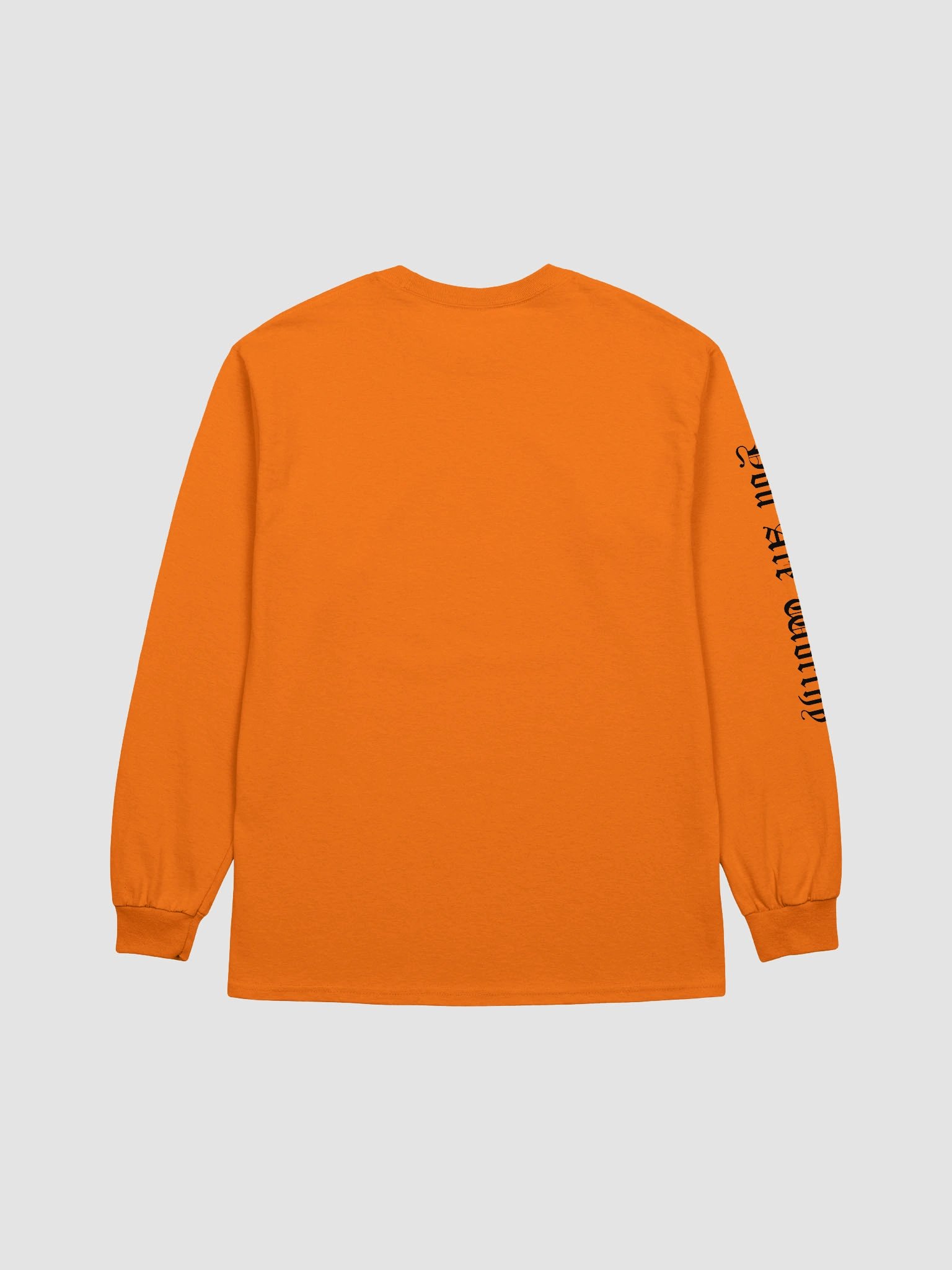 Corpse Pose Orange Long Sleeve product image (2)