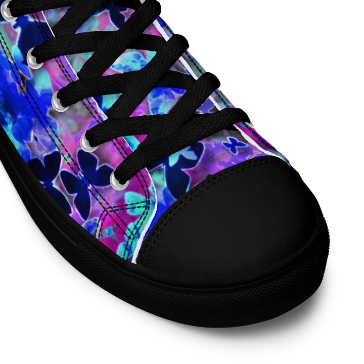 Butterfly nebula High Top Canvas Shoes (womens) product image (2)